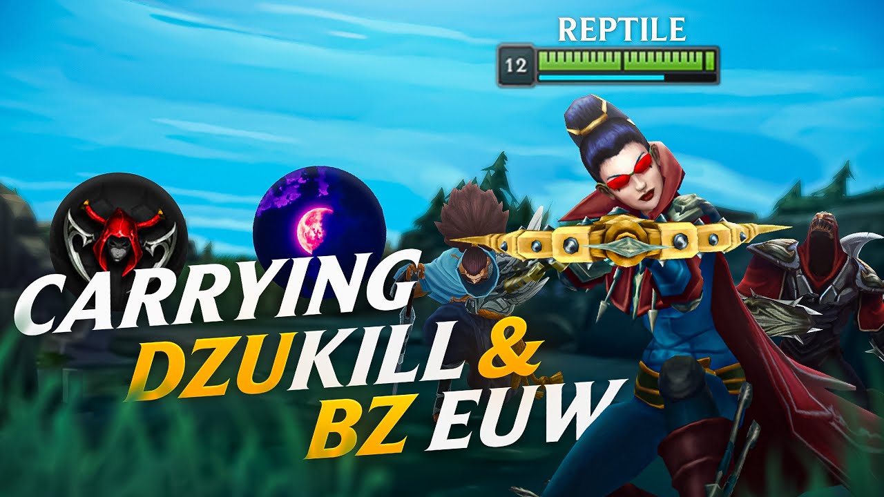 Я играл с BZ EUW и DZUKILL в одиночной игре.