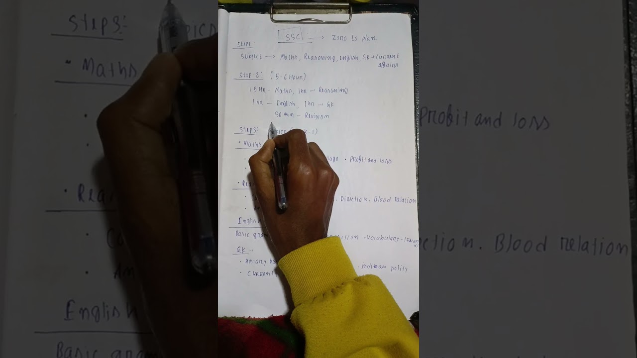 How to start zero to ssc preparation 