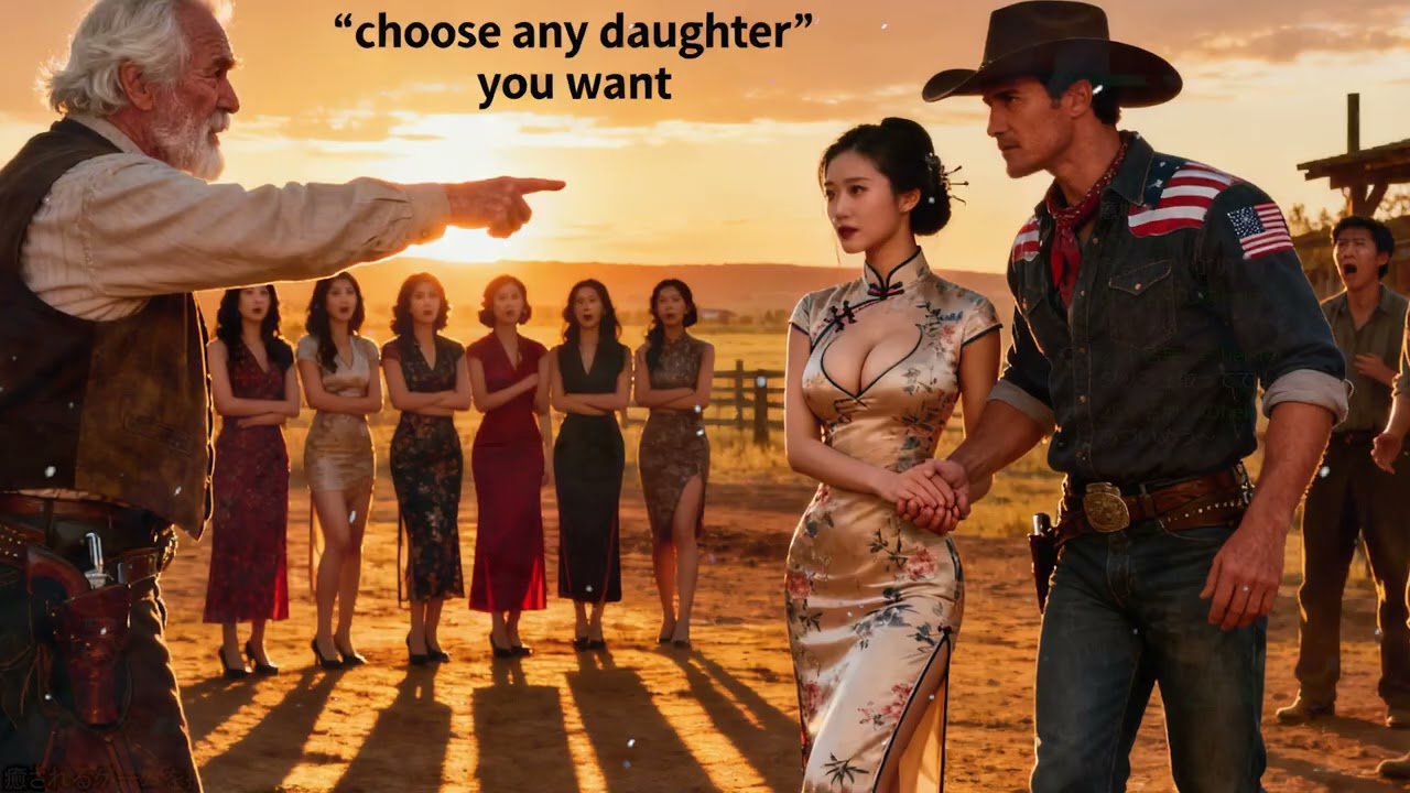 “Choose Any Daughter You Want,” Greedy Old Man Said | Shy Rancher Took the Chinese Girl’s Hand an