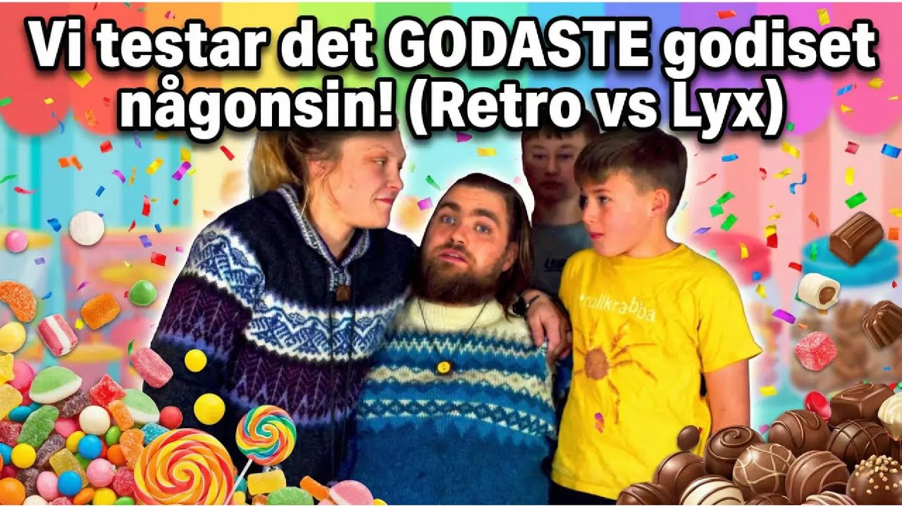 Vi testar det GODASTE godiset någonsin! (Retro vs Lyx)
