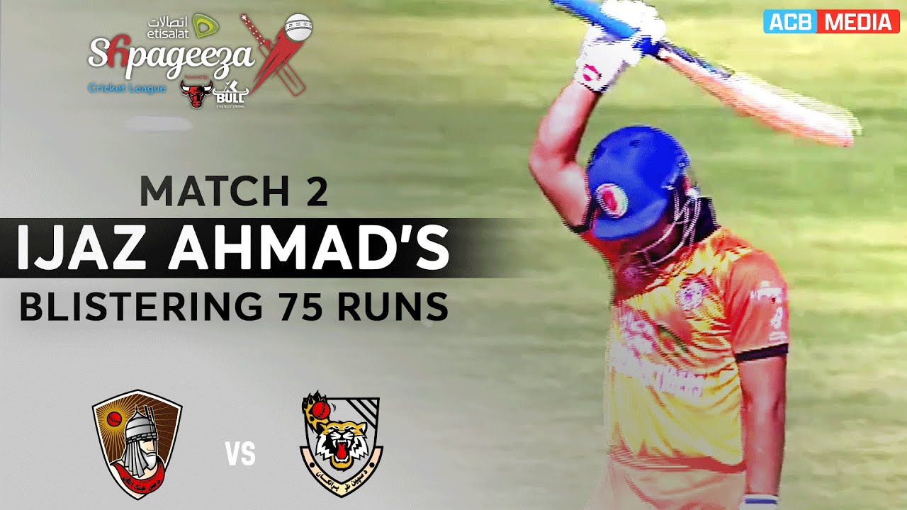Ijaz Ahmad Ahmadzai's Blistering 7️⃣5️⃣ | Mis-e-Ainak Knights vs Speenghar Tigers | Match 2 | 3Z1A
