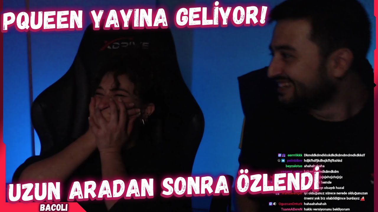 Pqueen Uzun Aradan Sonra İlk Kez Yayına Çıkıyor ve Hakkı'yla Eğlenceli Sohbet Ediyor (Özlendi Be!)
