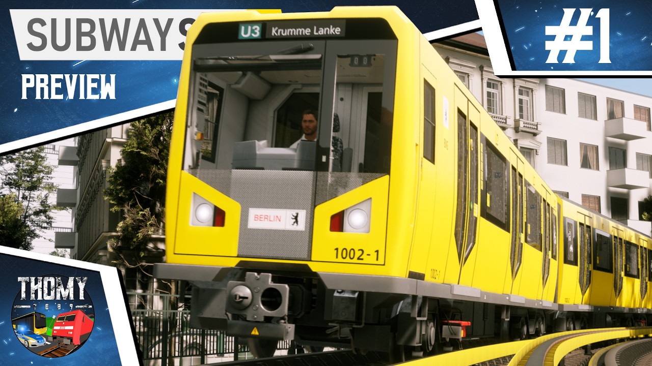 SubwaySim 2 🚋 #1 - Unterwegs in Berlin! [Preview]