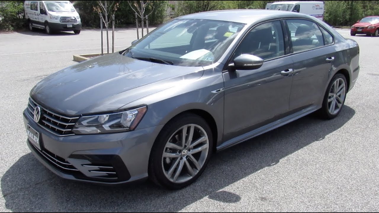 *SOLD* 2018 Volkswagen Passat 2.0T R-Line Walkaround, Start up, Tour and Overview