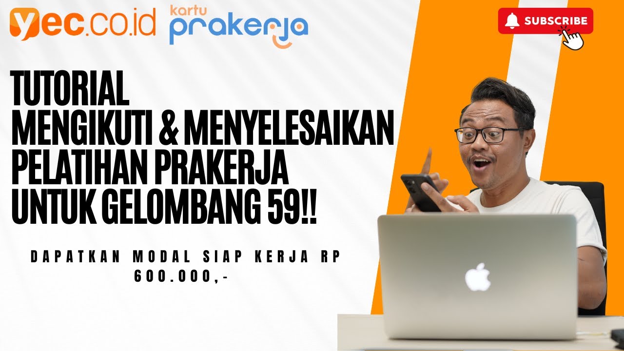 TUTORIAL MENYELESAIKAN PELATIHAN PRAKERJA 2023 UNTUK GELOMBANG 59