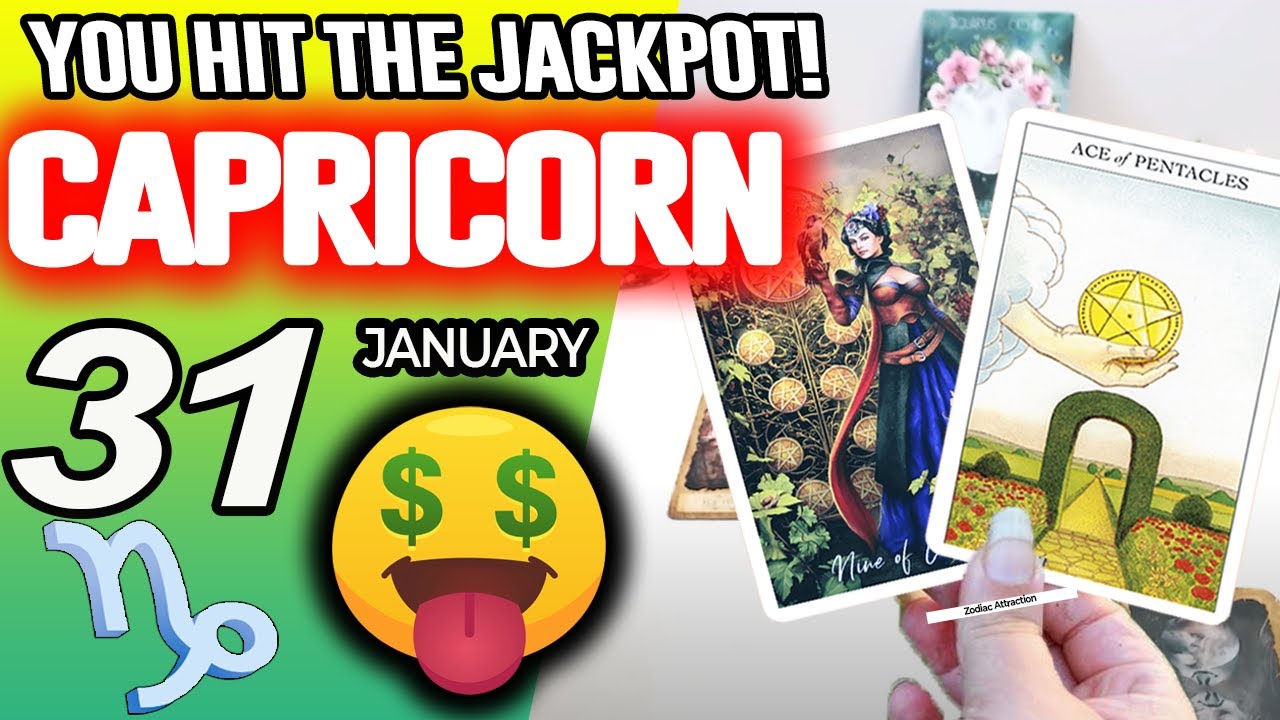 Capricorn ♑️🤑 YOU HIT THE JACKPOT!💲💰 horoscope for today JANUARY 31 2026 ♑️ #capricorn tarot JANUARY