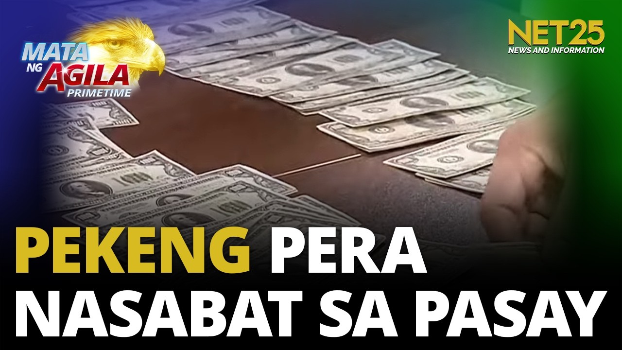Pekeng pera nasabat ng NBI sa Pasay City