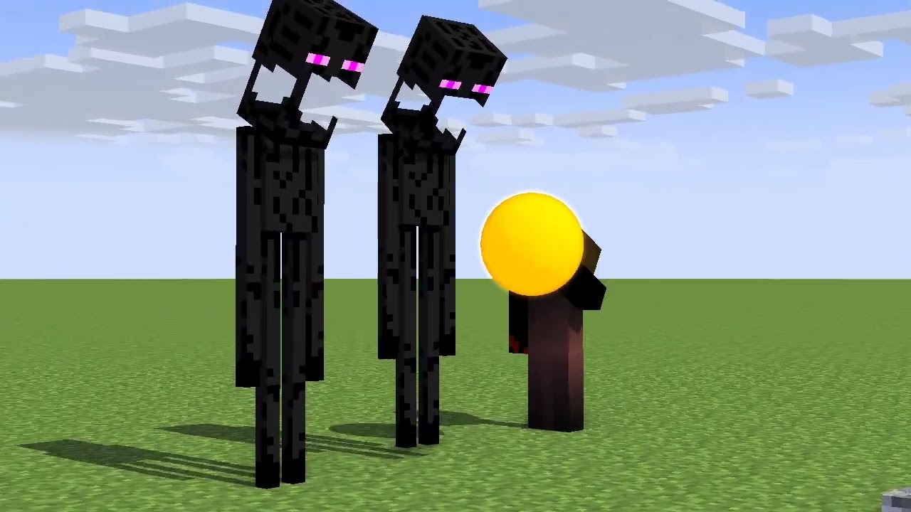Suicide Mouse vs AML-49 vs 2x Enderman