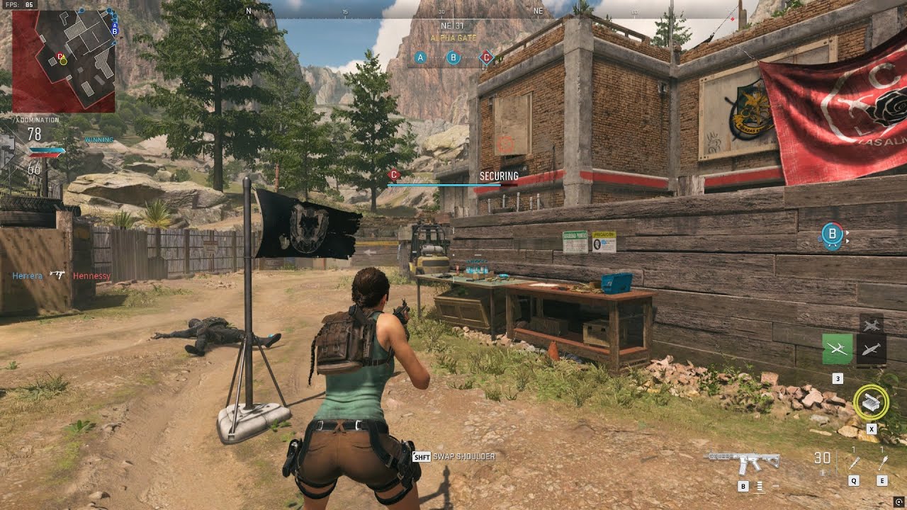 Call Of Duty MW2 2022 3rd Person Gameplay 