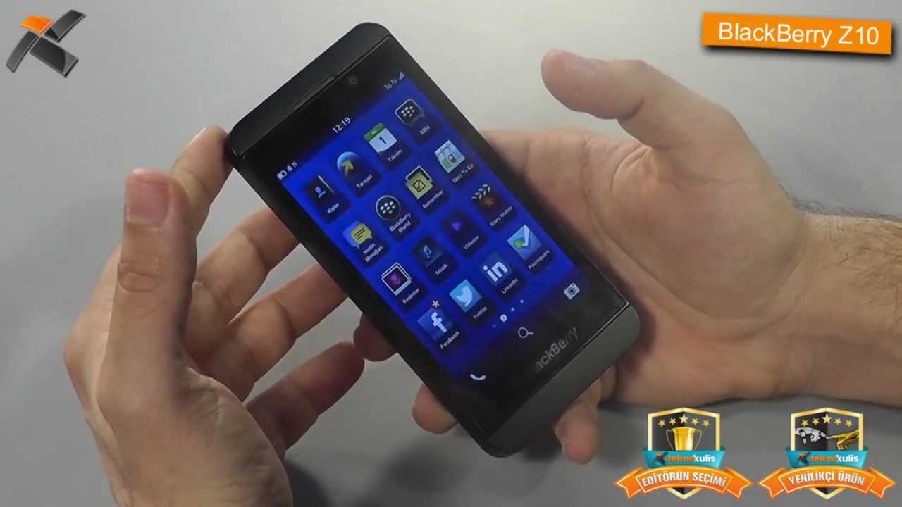 BlackBerry Z10 - Video inceleme - Teknokulis.com