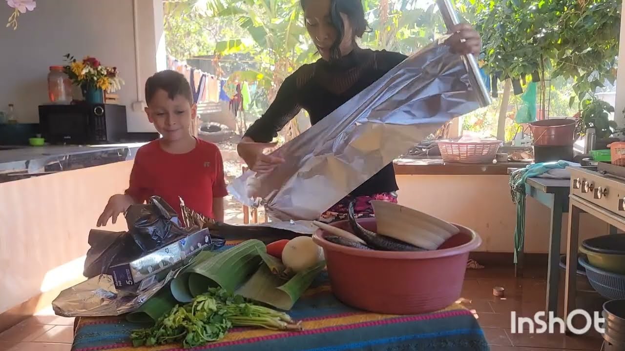 🟣😋Hicimos unos ricos pescados al vapor con angelito 👍