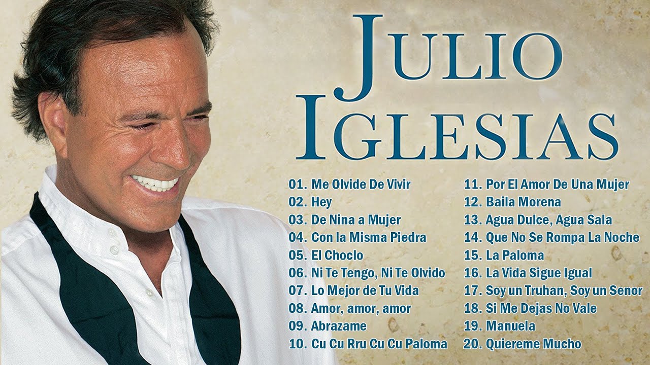 JULIO IGLESIAS CANCIONES DE AMOR - LO MEJOR DE JULIO IGLESIAS - BALADAS ROMANTICAS