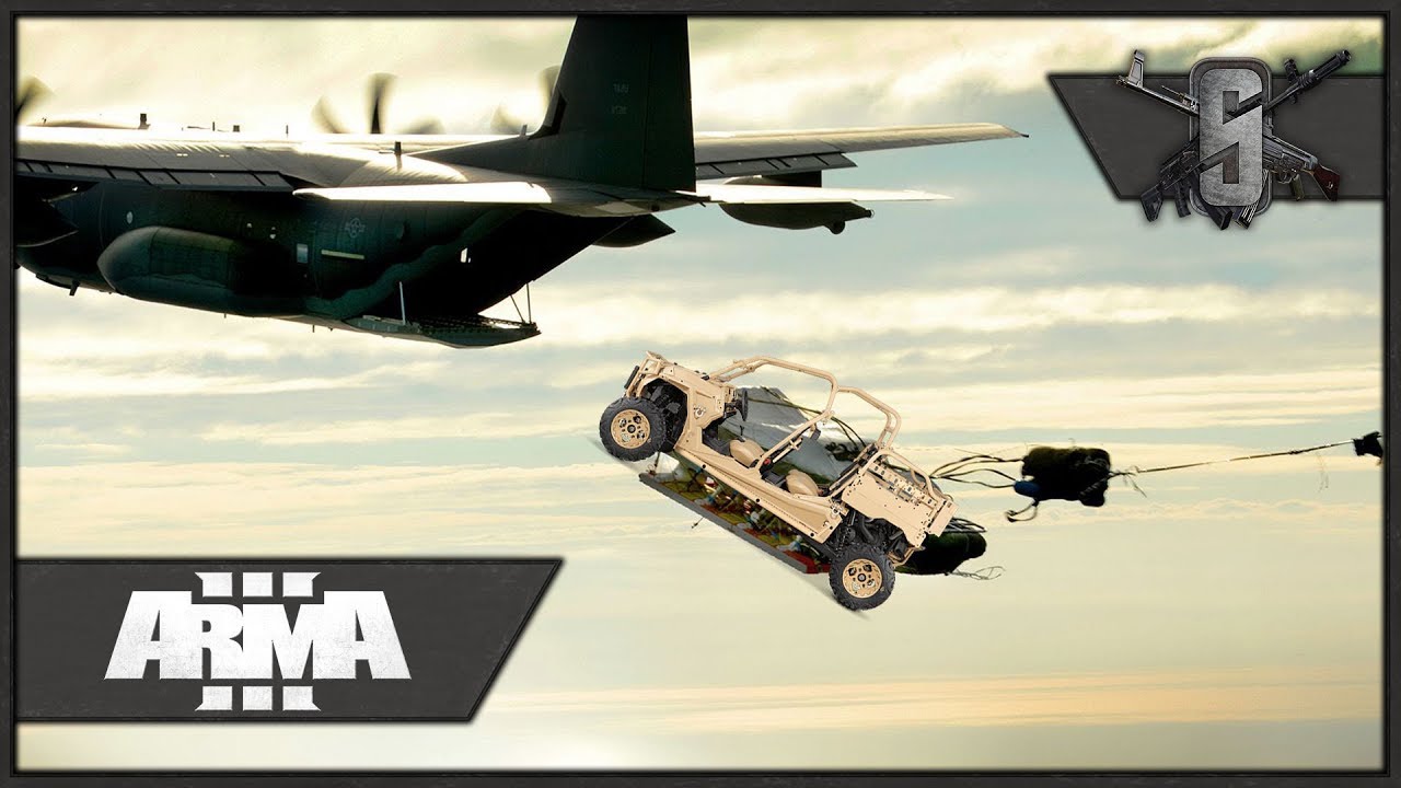 MRZR Airdrop and Tunnel Network CQB - ArmA 3 - Australian SAS HVT Rescue Mission