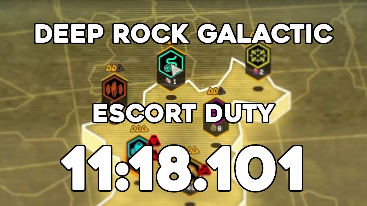 Deep Rock Galactic Escort Duty in 11:18.101 | 11:39