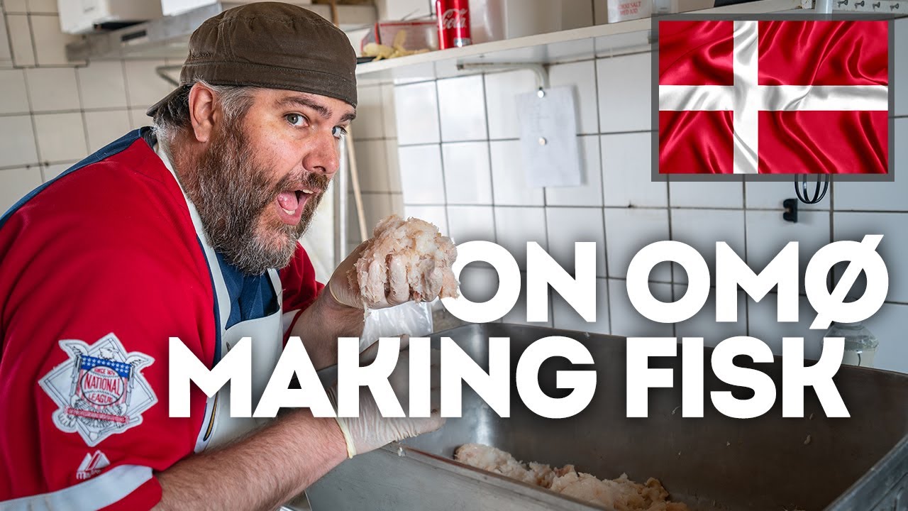 We make fiskefrikadeller during our day visit to the wonderful Danish island of Omø!