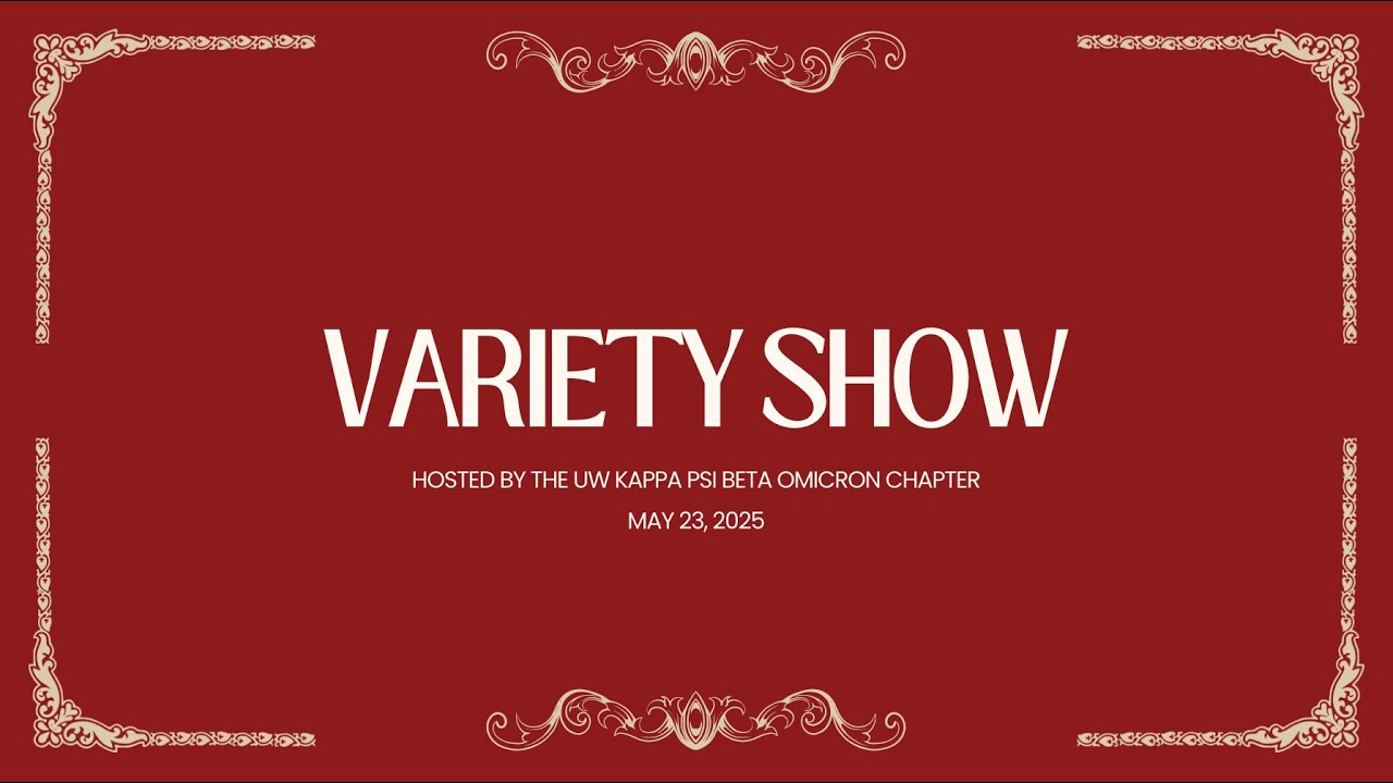 Beta Omicron Kappa Psi Variety Show 2025