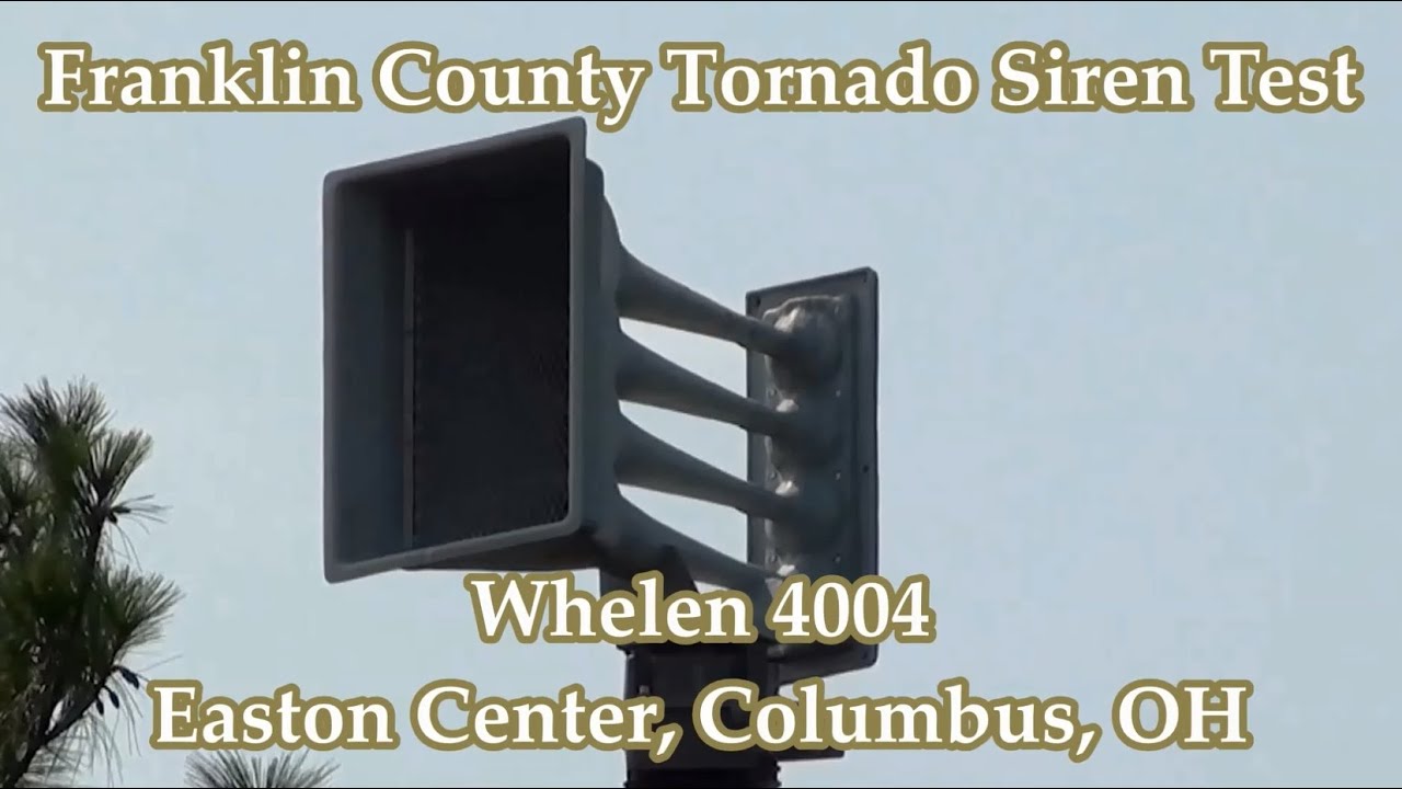 Columbus, OH Whelen 4004 Siren Test 9-2-15