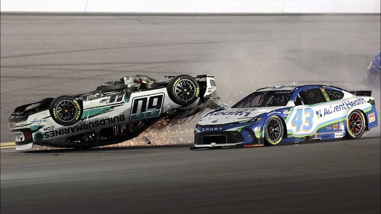 All Nascar crashes and spins from 2025 Daytona Speedweeks