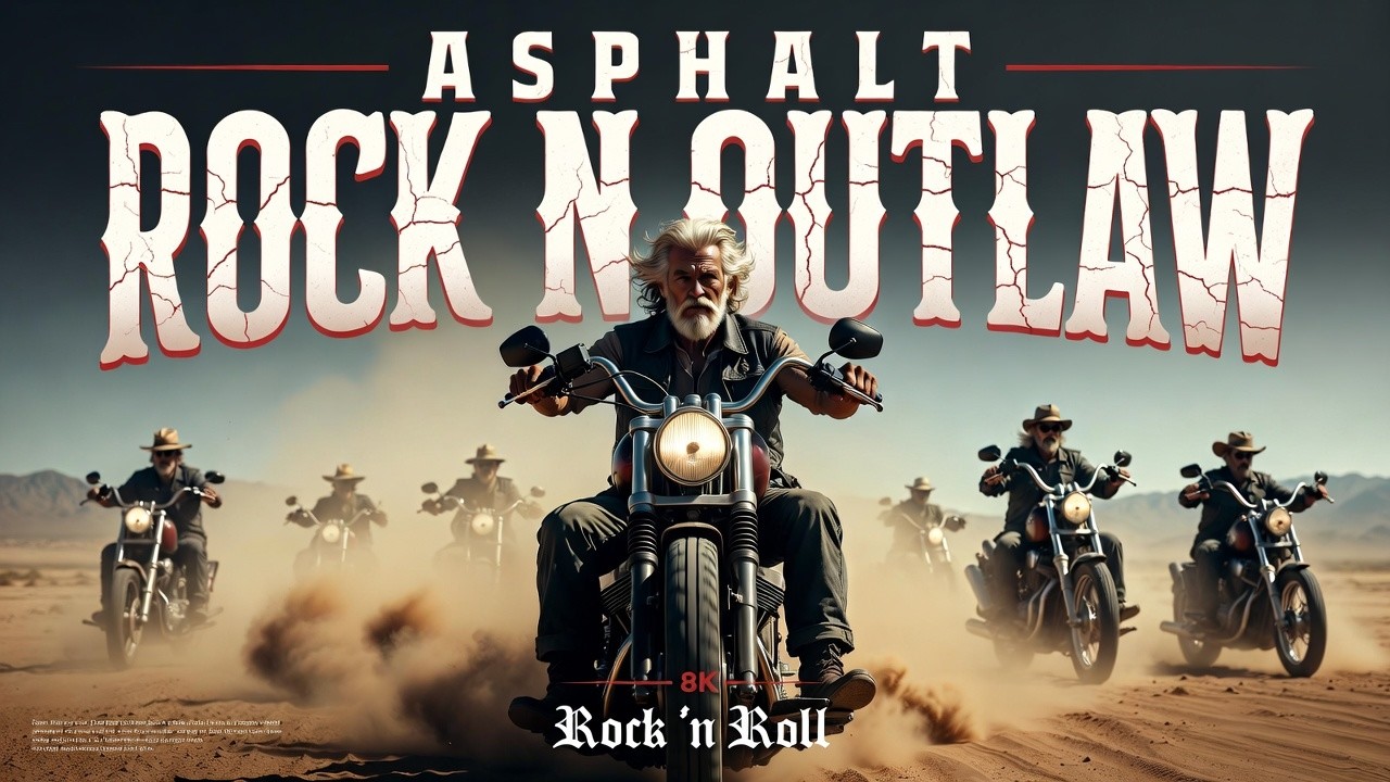 Asphalt Rock N Outlaw 🎸 Dust, Grit & Guitars 🔥 Rock n Roll Owns the Highway Run