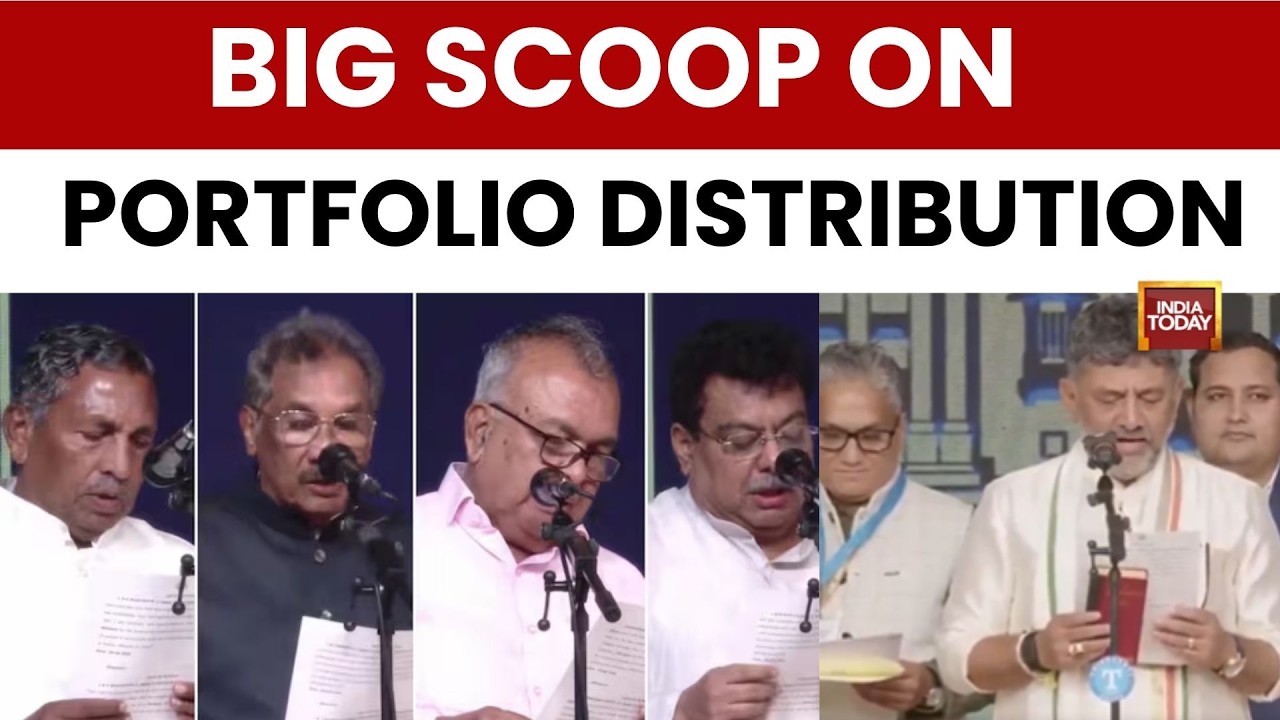 DK Shivakumar Takes Oath As Karnataka CM | Big Scoop On Portfolio Distribution In DKS Cabinet