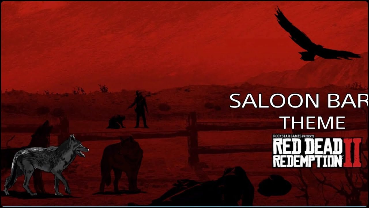 Red Dead Redemption 2 - Saloon bar theme/ost | Музыка из бара/пьянка в баре.