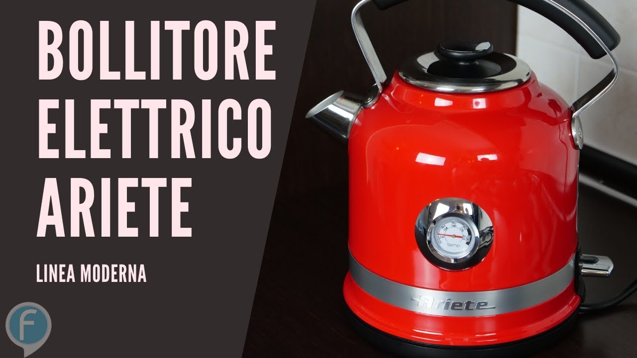 BOLLITORE ELETTRICO ARIETE Moderna: RECENSIONE e prova completa
