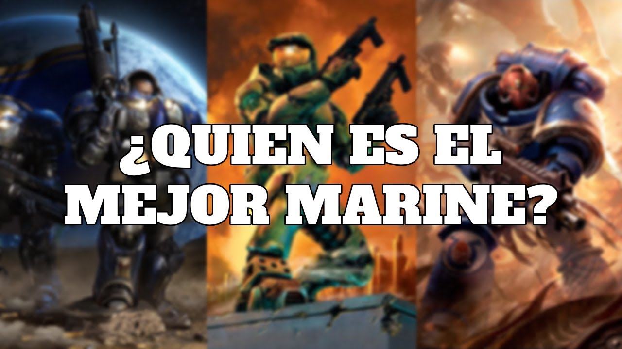 ¿Qué universo tiene el mejor marine espacial? Halo vs Warhammer 40k vs Starcraft