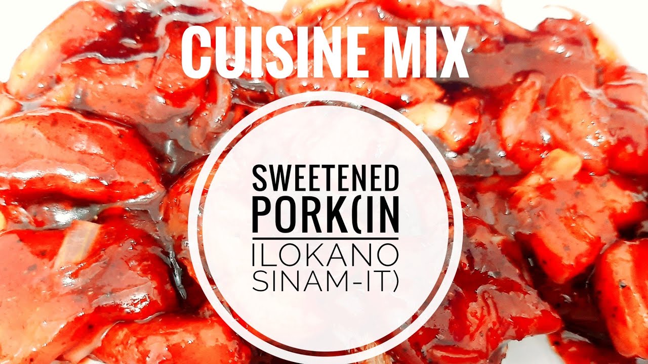 Вкусная подслащенная свинина (в Илокано это называется Синам-ит)