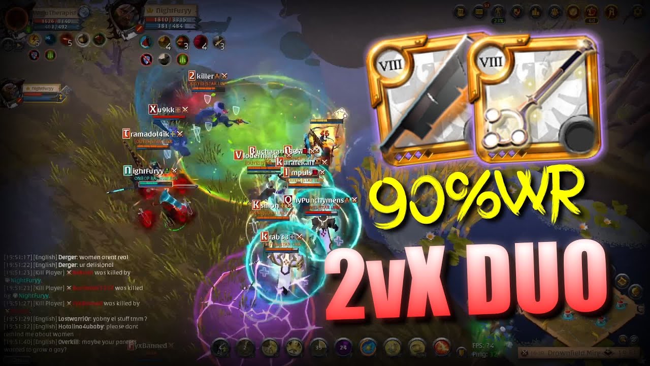 THIS IS WHAT REAL 2vX ACTUALLY LOOKS LIKE | Healer POV | Albion Online