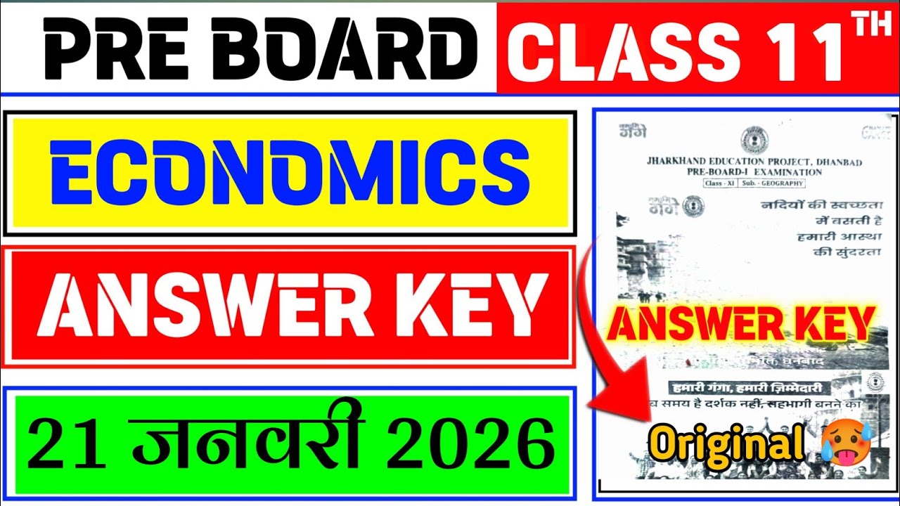 Class 11 Economics Pre Board Original Paper 2026 | Pre Board Class 11 | Viral Question Paper 2026 |