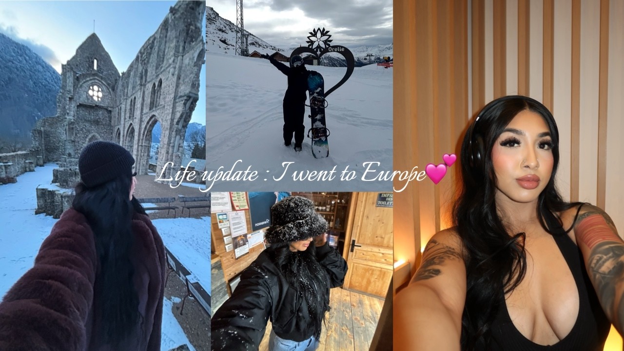 Видеоблоги от Baddie: Я ездила в Европу 🏂 ❄️