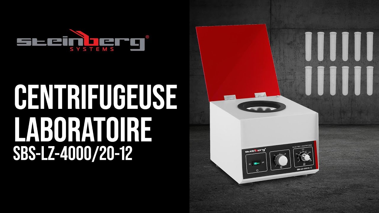 Centrifugeuse laboratoire SBS-LZ-4000/20-12  | Steinberg Systems | Présentation de produit