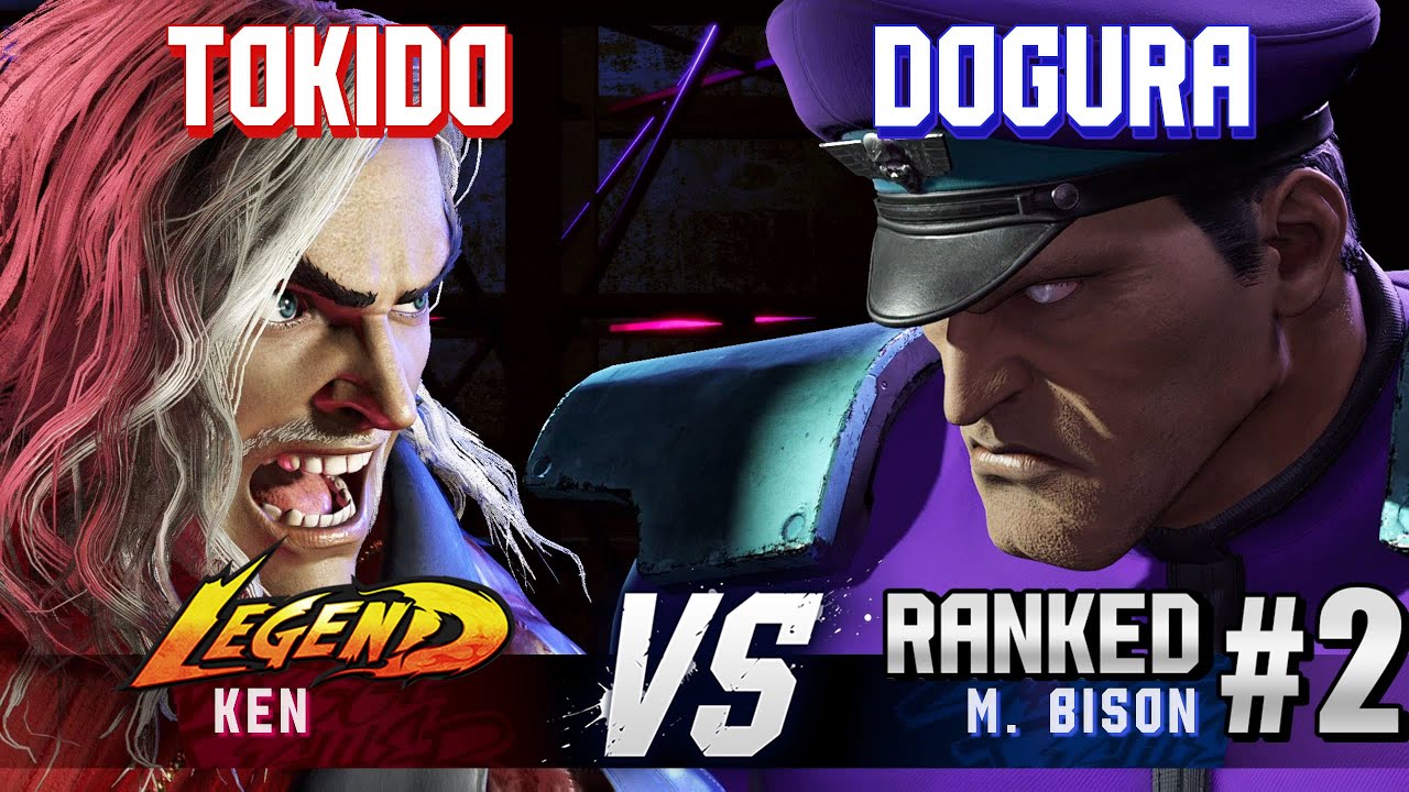 SF6 ▰ TOKIDO (Ken) vs DOGURA (#2 Ranked M.Bison) ▰ High Level Gameplay