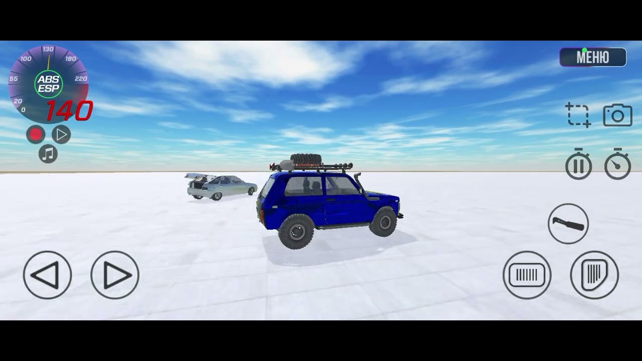 Игра crash test simulator 2 я догоняю две машины ваз-2112@Devid20167