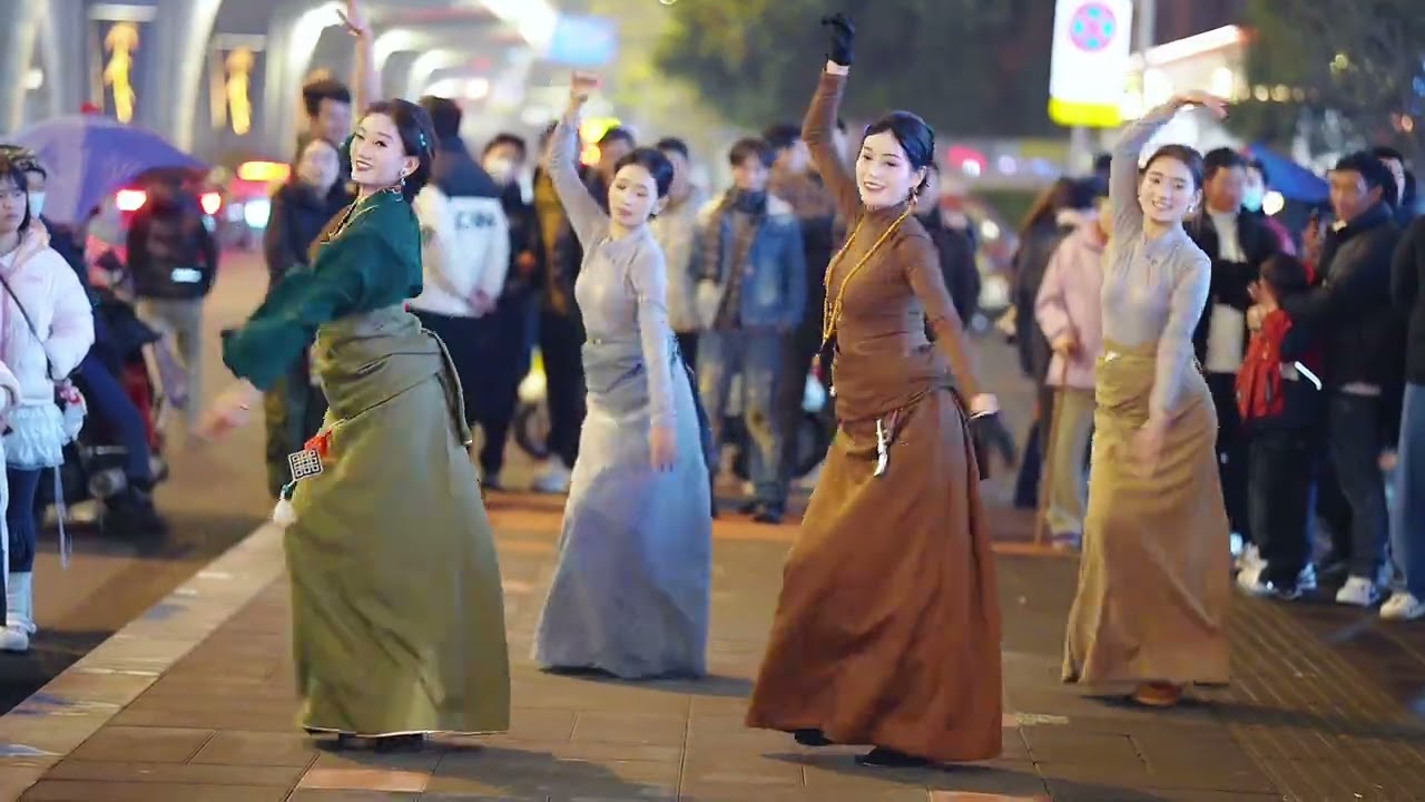 Прекрасные тибетские сестры, Тибетский танец «Девушка, рожденная из моего сердца»