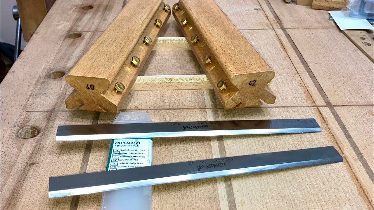 Jointer blade sharpening jig set for Metabo HC 260 C jointer planer