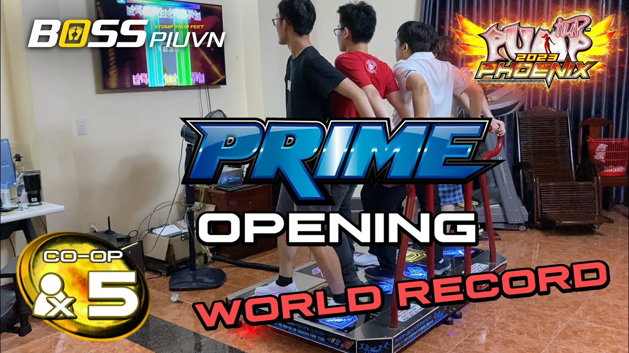 PRIME OPENING CO-OP X5 / 5 people performance SSS+ 998,073 | PUMP IT UP PHOENIX