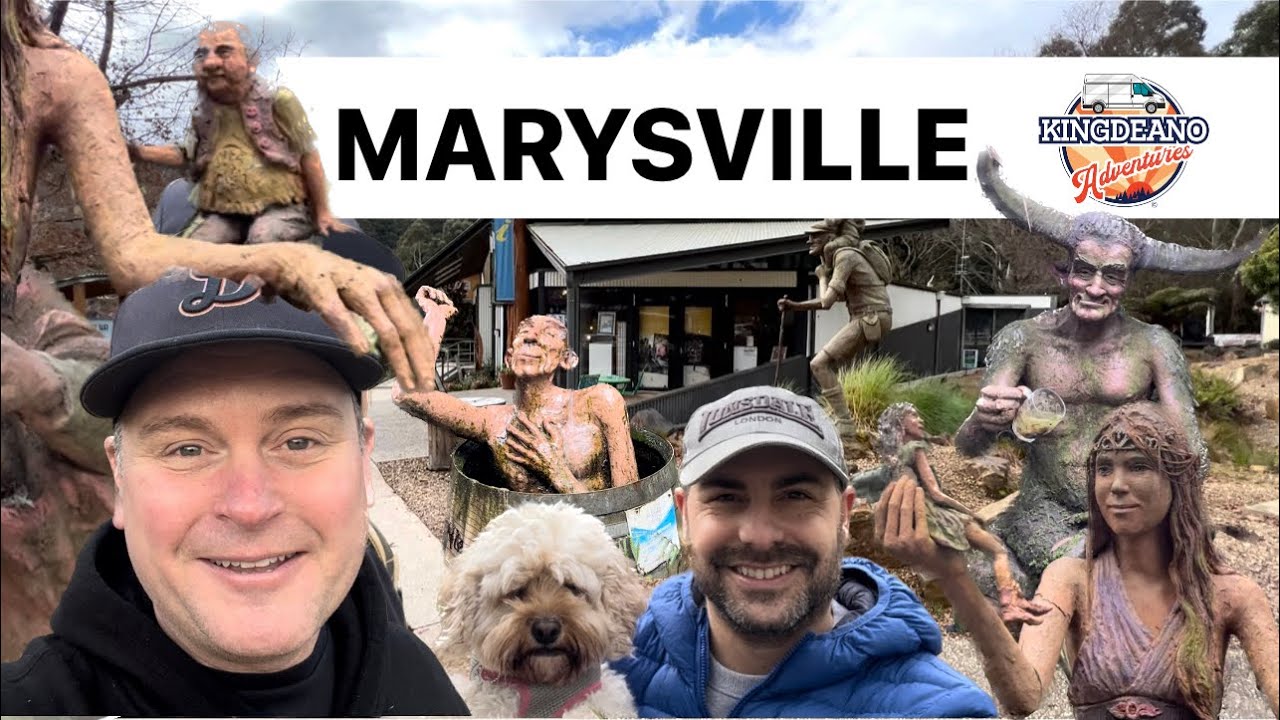 Marysville Victoria / Camping Marysville Victoria / Brunos Sculpture Garden / Australian Vanlife