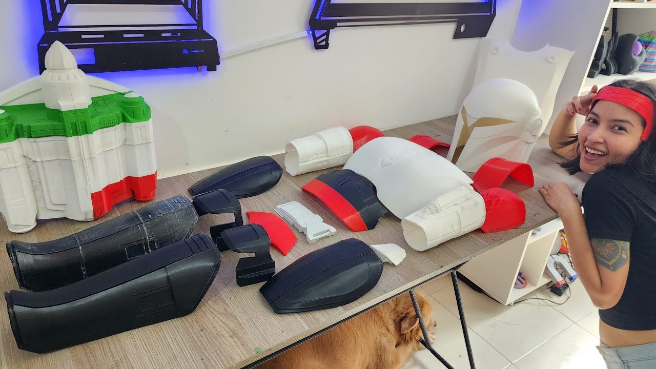 IMPRIMIENDO EN 3D la ARMADURA MANDALORIANA de BO-KATAN ft XMAX3 de QIDITech