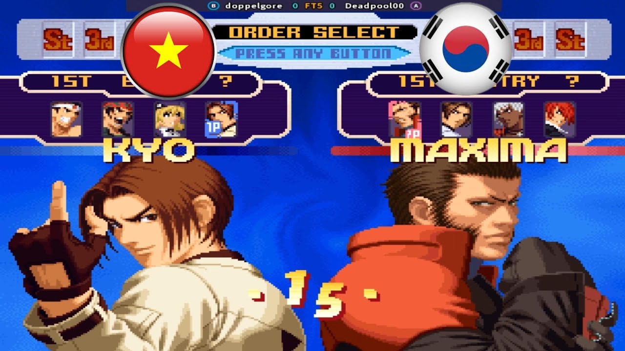 KOF 2000 -  🇻🇳 doppelgore  VS  Deadpool00 🇰🇷 | FT5 | - 킹오브파이터즈2000