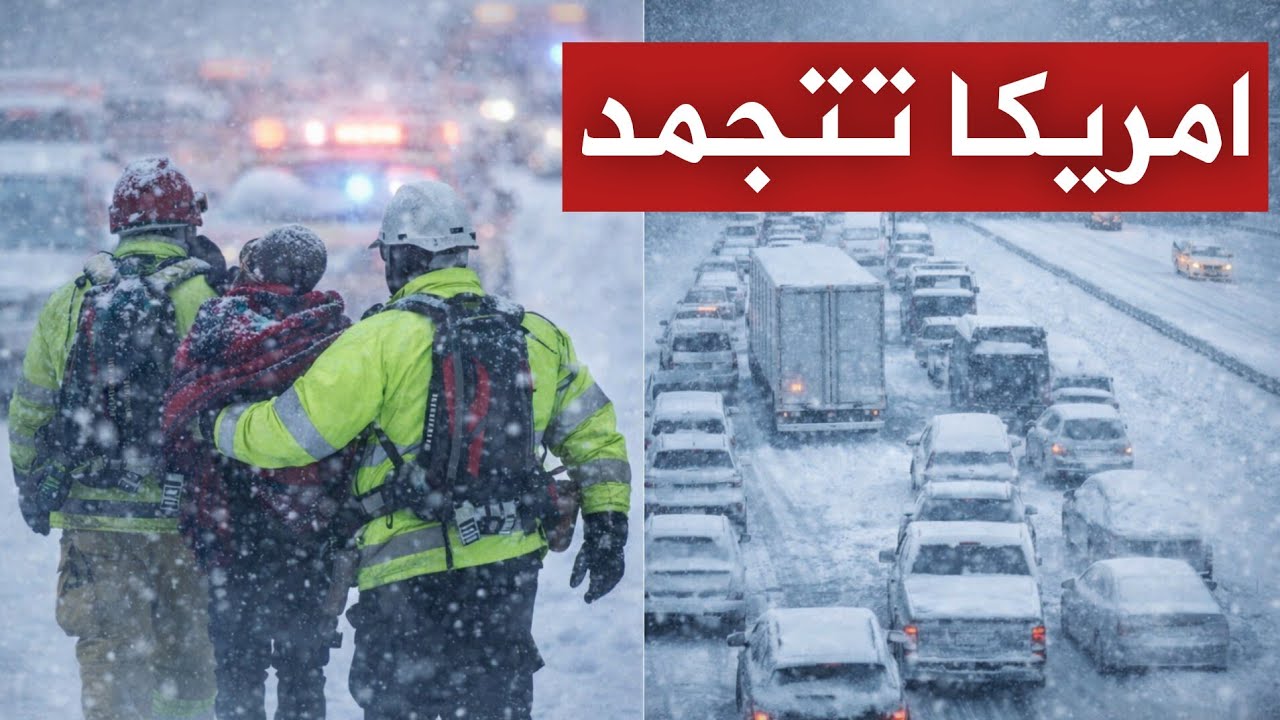 عاجل | أمريكا تتجمد الآن.. الدوامة القطبية تحوّل الولايات إلى جحيم وترامب يحذّر: الأسوأ لم يأتِ بعد