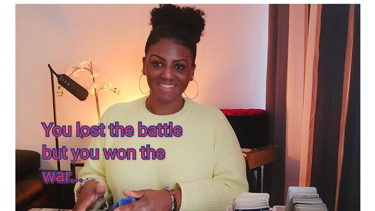 You lost the battle but you won the war...