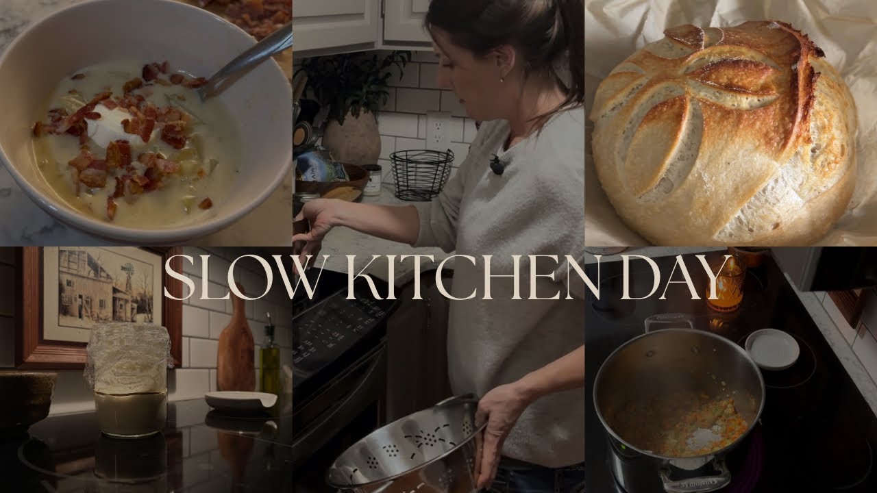 Baking Sourdough, Granola, and Delicious Homemade Potato Soup
