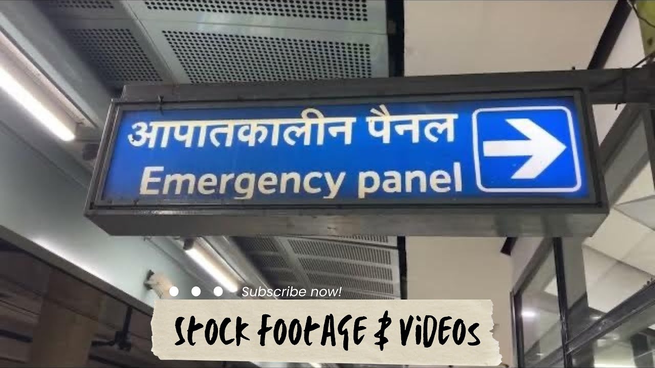 Safety Features in the Delhi Metro: Navigating with Ease | Stock Footage & Videos