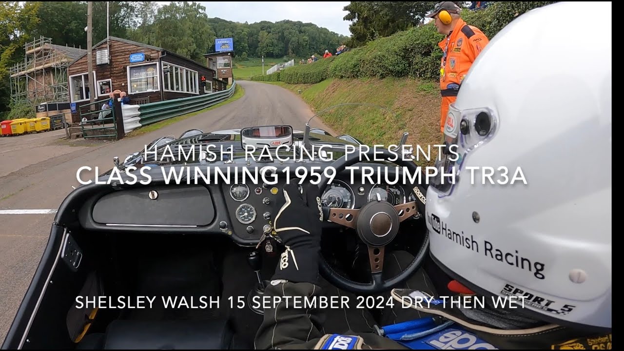 Shelsley Walsh Class Winning Time 1959 Triumph TR3a