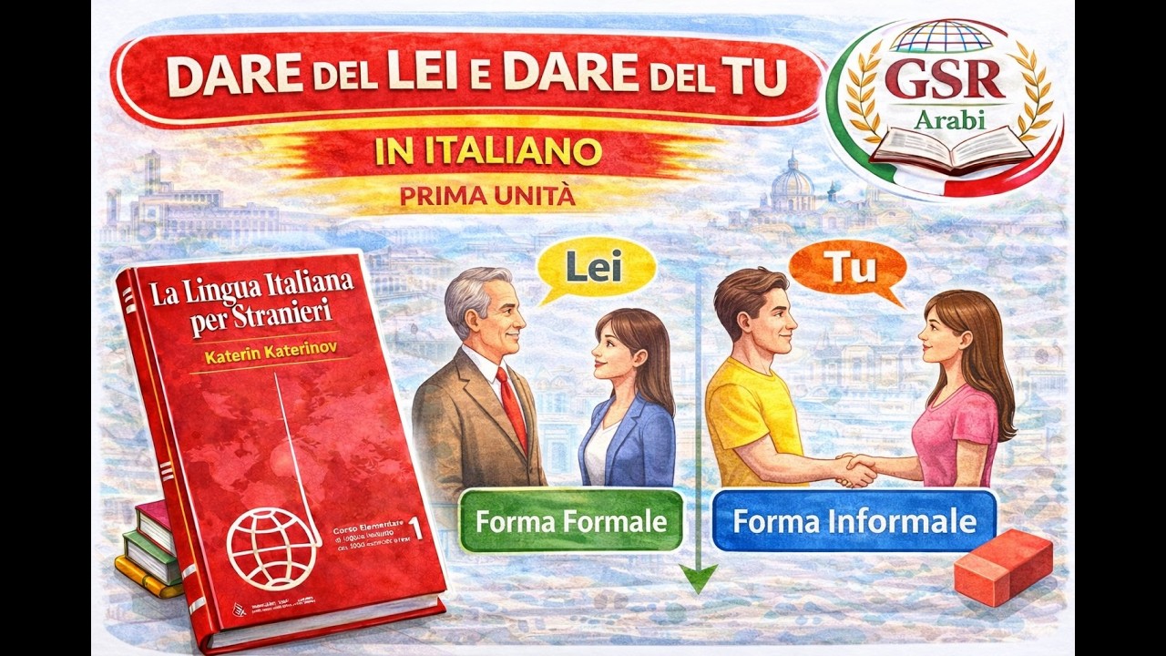 23- Dare del Lei e Dare del Tu in Italiano – Prima Unità