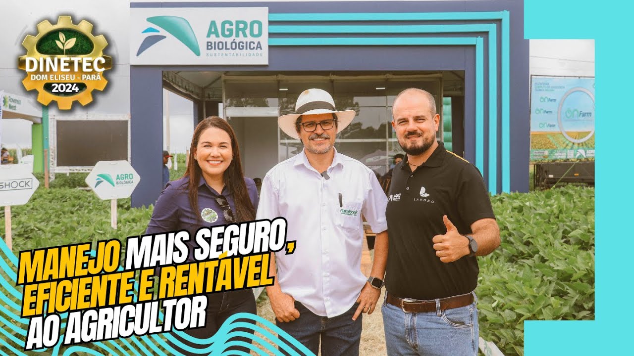 Visitei no DINETEC, a empresa pioneira em Biodefensivos, sempre inovando com soluções biológicas.