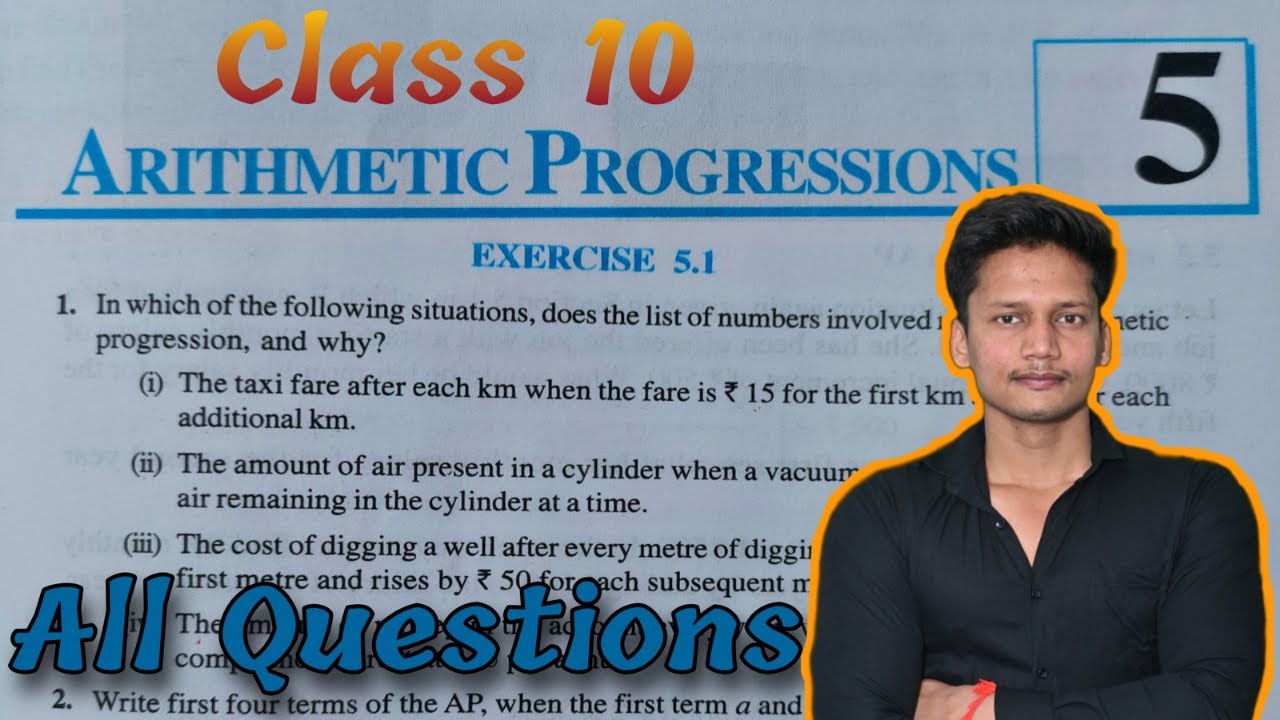 Class 10 Ex 5.1 Q1 to Q4 Arithmetic Progression NCERT Chapter 5 One Shot  New Syllabus Rajmith