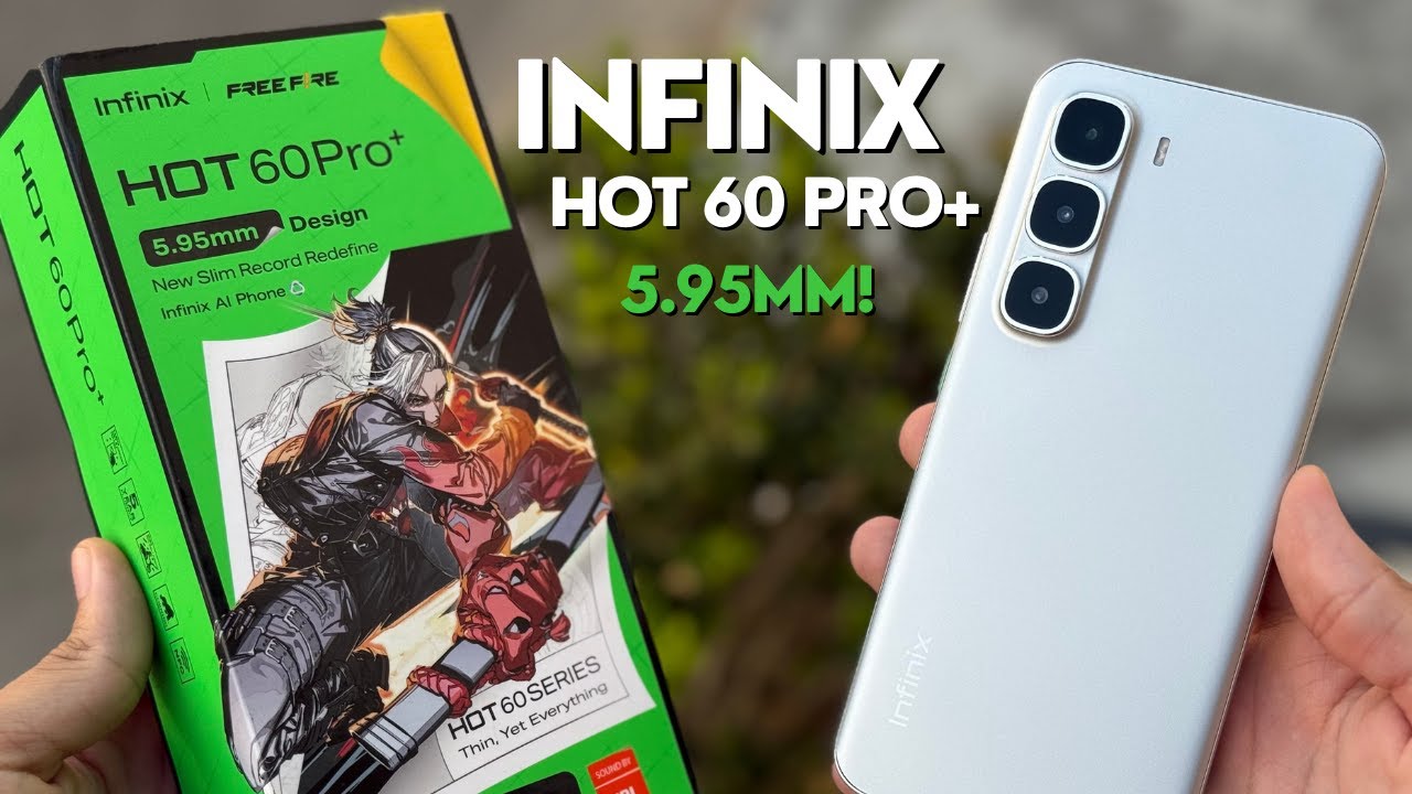INFINIX HOT 60 Pro Plus - CELULAR GAMER CUSTO-BENEFÍCIO com TELA curva e MUITO FINO!