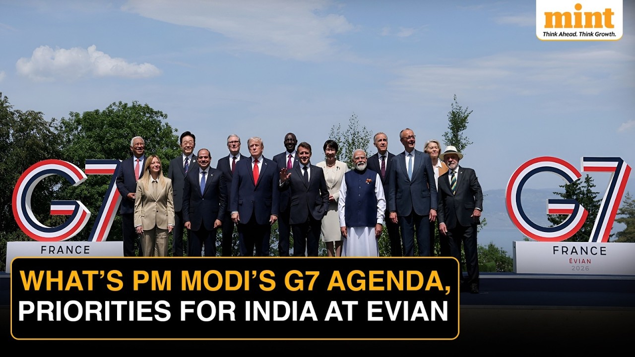 PM Modi Attends G7 Summit In France, Meetings with Trump, Carney, Starmer, And Al Nahyan On Agenda